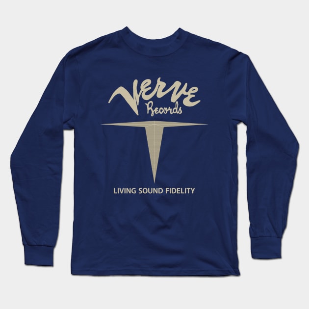 Verve Records Living Sound Fidelity Long Sleeve T-Shirt by My Pizza